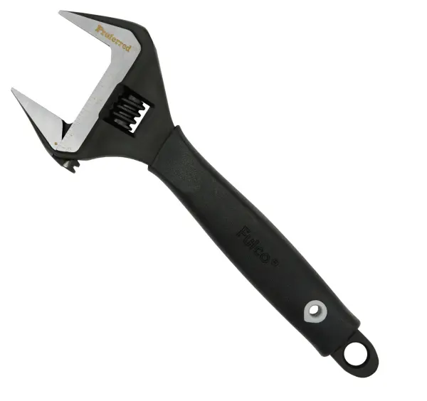 8" Wide Jaw Adjustable Wrench [1-1/2" Capacity] (Fulco/BBP)
