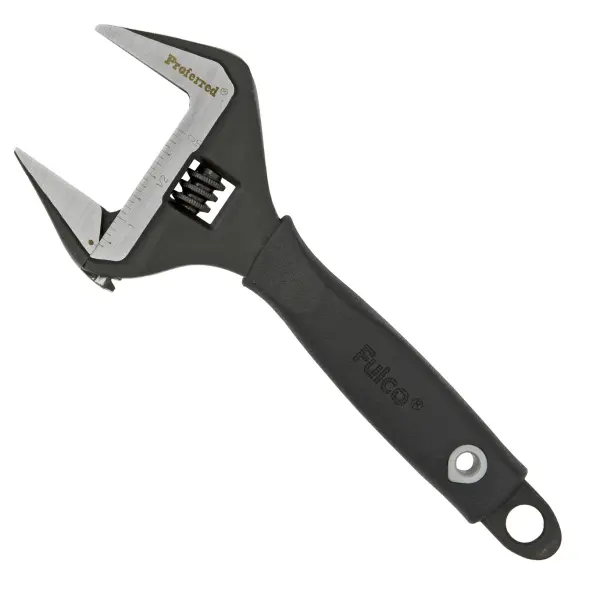 6" Wide Jaw Adjustable Wrench [1.34" Capacity] (Fulco/BBP)