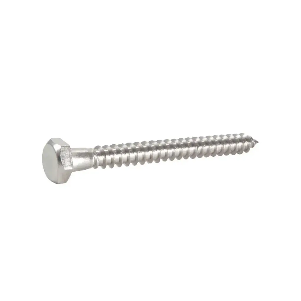 1/2" X 8" Hex Lagscrews 316 Stainless Steel