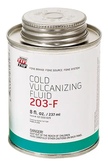 Cold Vulcanizing Fluid [Flammable] 8oz Brush Top Can (Rema Tip-Top)
