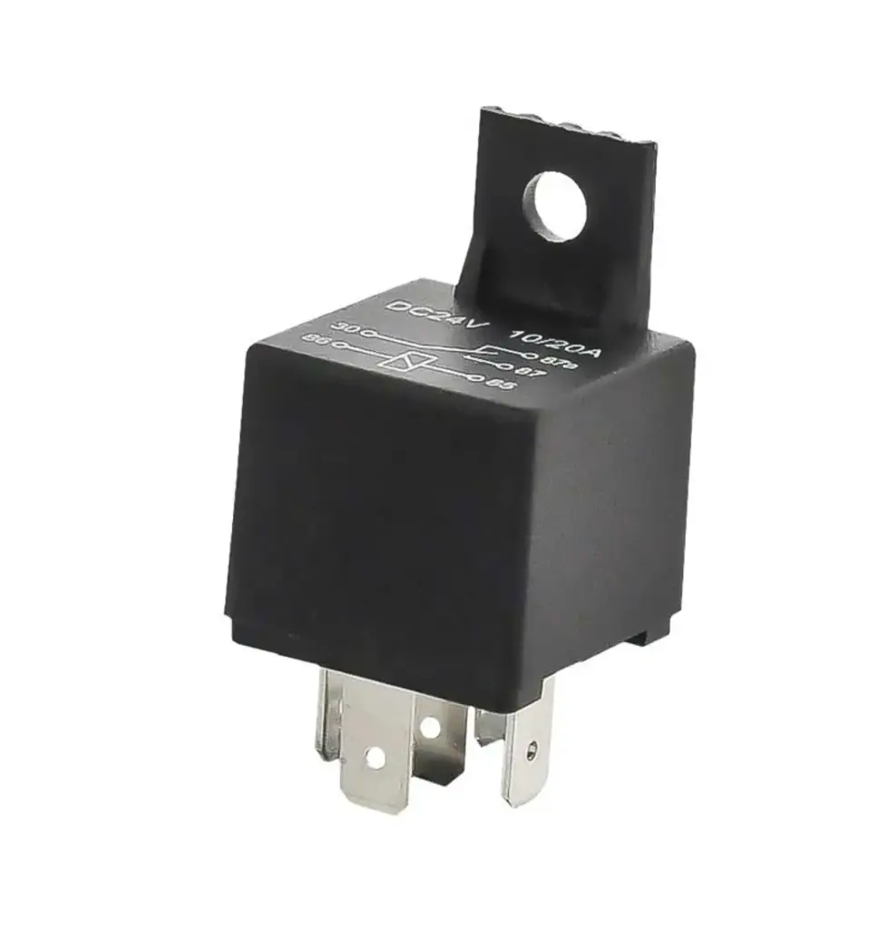 24V SPDT 10/20A 5 Terminal Bracket Mount Relay