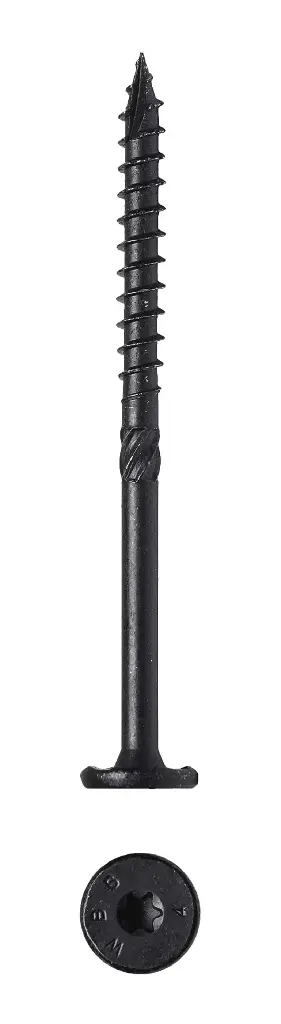 #15 X 4" Wafer HD T-30 Timber Screw WAR Coated