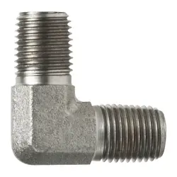 1/2" NPT 90° Male Elbow Steel ZP