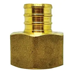 1" PEX x 1" FNPT Adapter Lead Free Brass
