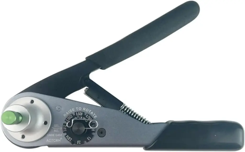 22-12Ga Solid Barrel Ratchet Crimping Tool for Deutsch DTM, DT & DTP Series Terminals