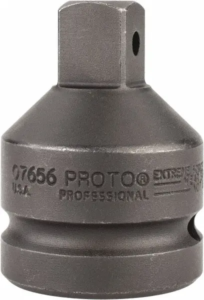 1" Female to 3/4" Male Adapter Impact Socket W/Pin Hole (Proto/USA)