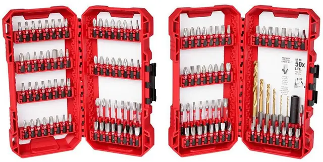 120Pc Impact Duty Driver Bit Set (Milwaukee/SHOCKWAVE)