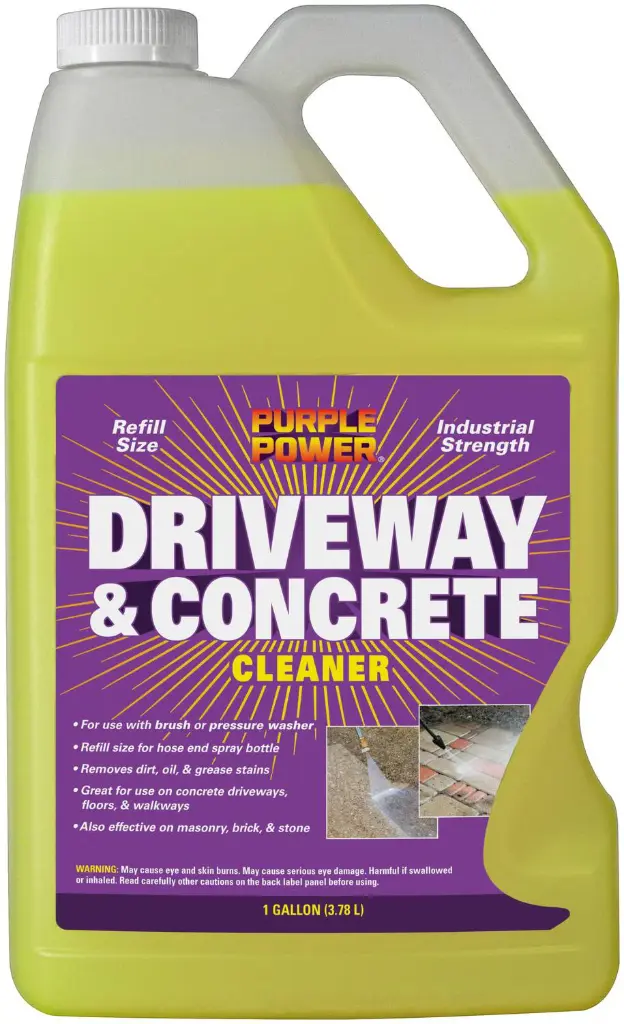1 Gallon Industrial Strength Driveway & Concrete Cleaner (Purple Power)
