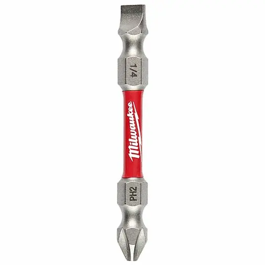 PH2/SL1/4 Double Ended Driver Bit (Milwaukee/SHOCKWAVE)