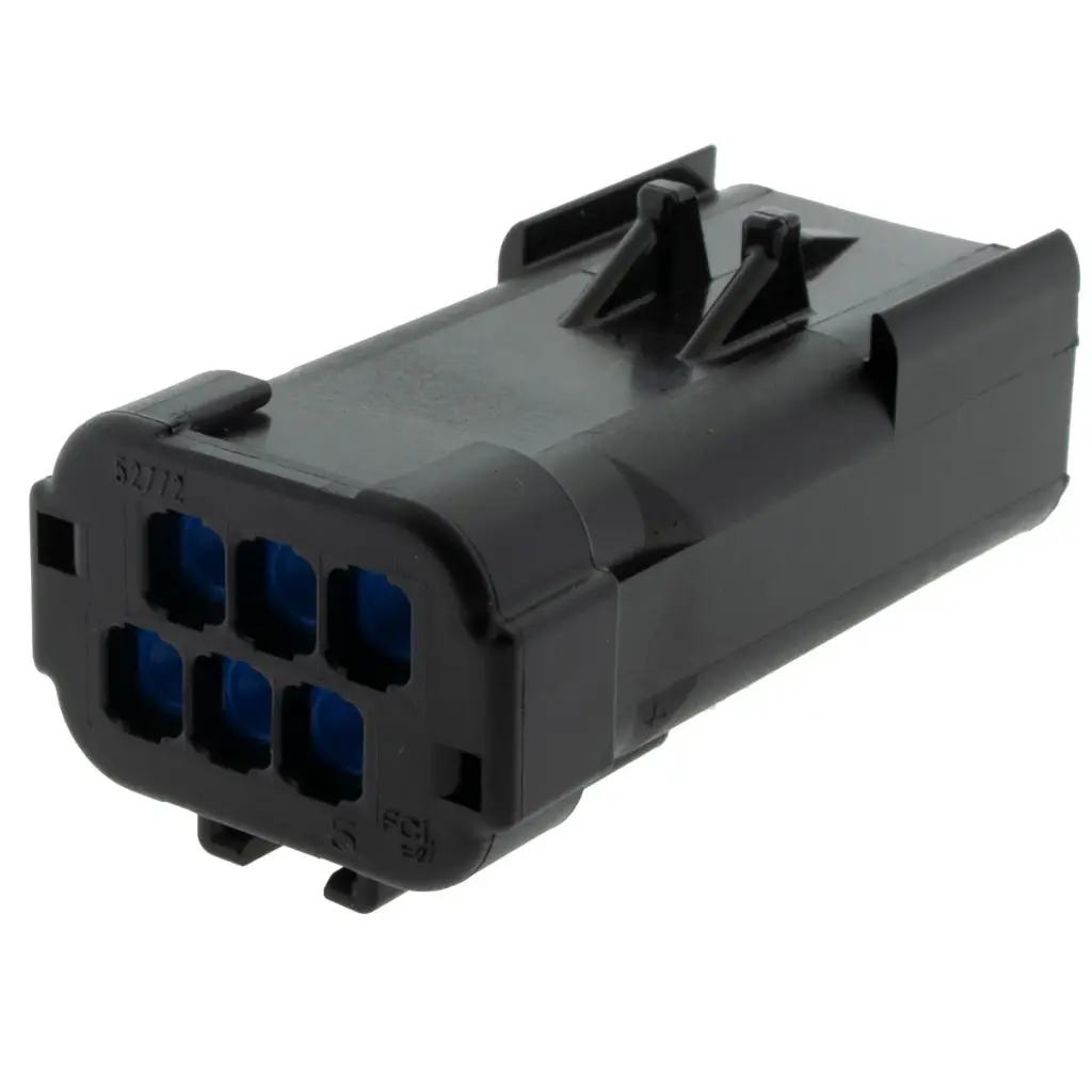 6 Way Sealed Male Connector [A Key] (Aptiv APEX 2.8)