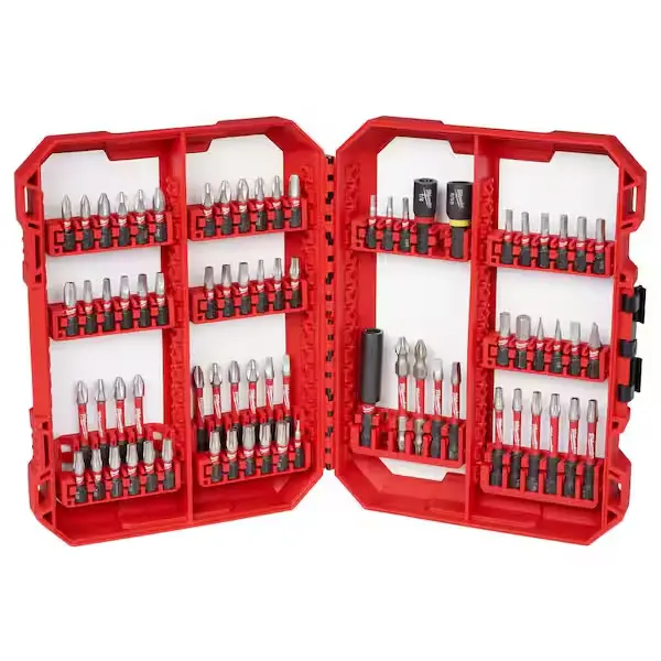 74Pc Impact Duty Alloy Steel Screw Driver Bit Set (Milwaukee/SHOCKWAVE)