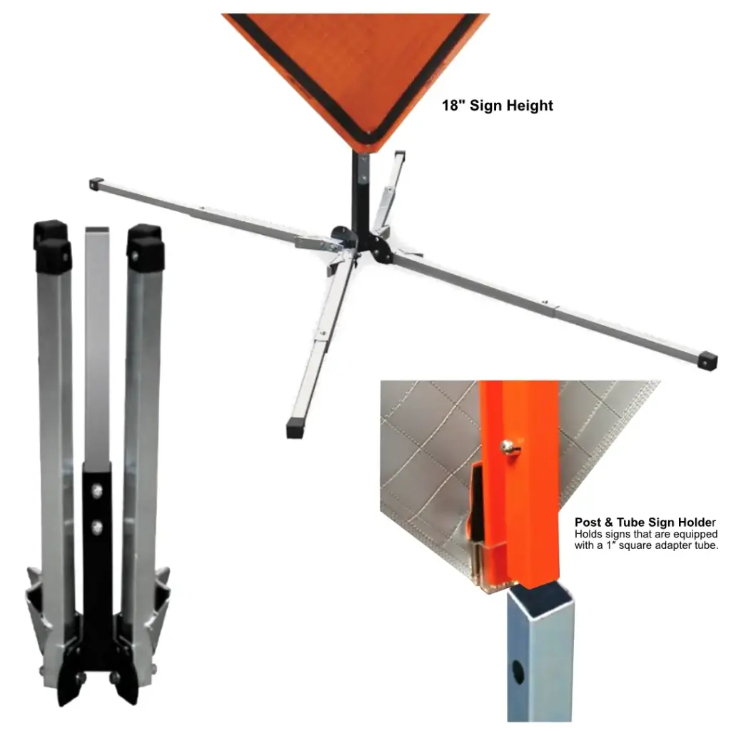 Dynalite Sign Stand W/1.25" Square Post