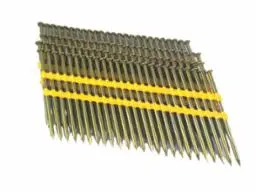 21° X .131 X 3" Plastic Strip Round Head Bright Smooth Shank Framing Nails 4000/Box