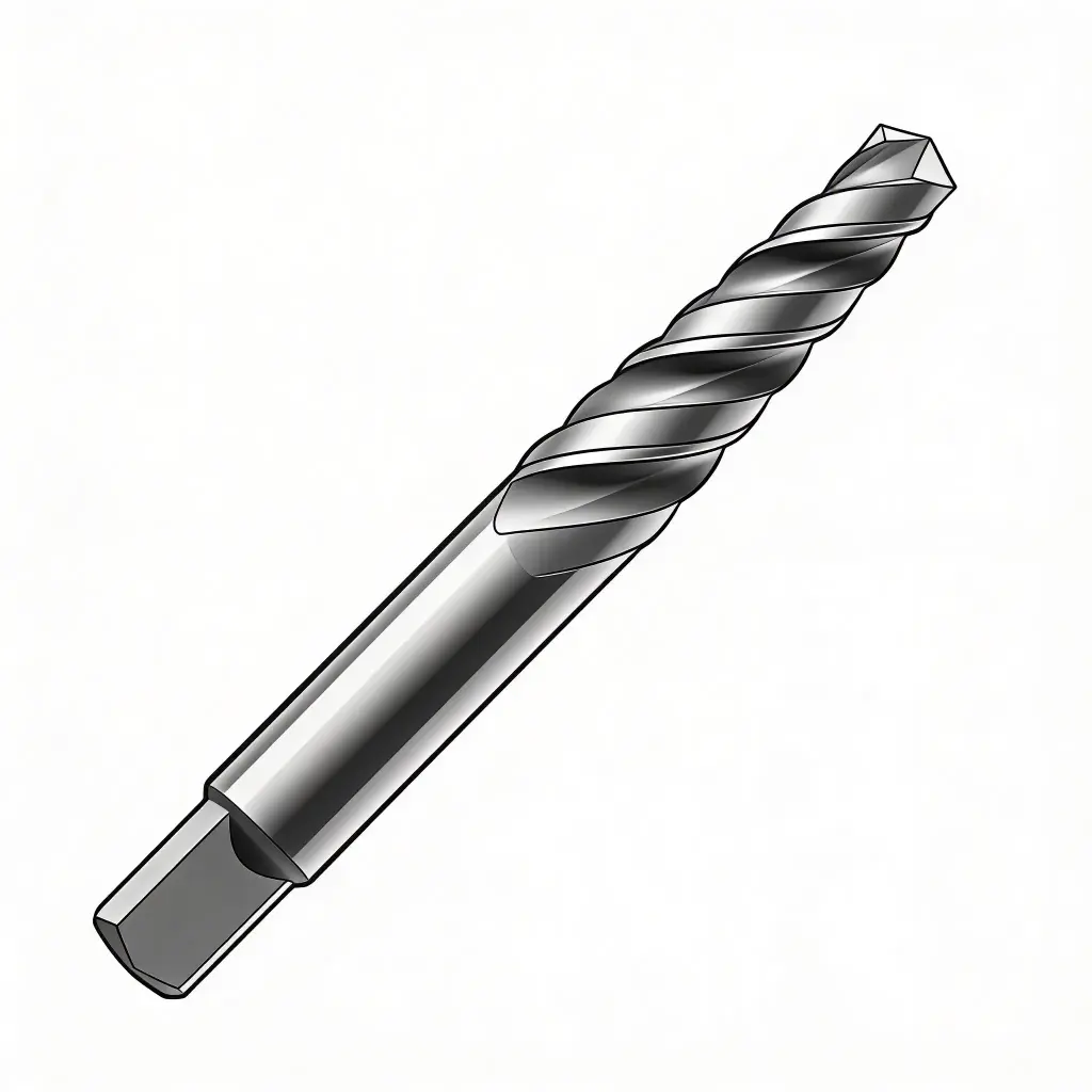 #4 Screw Extractor Bit [7/16" to 9/16", 12mm to 14mm & 1/8NPT] *Use With 1/4" Drill Bit