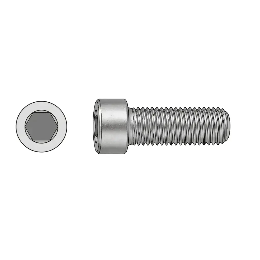 M10-1.50 X 60mm Socket HD Capscrew 12.9 ZP