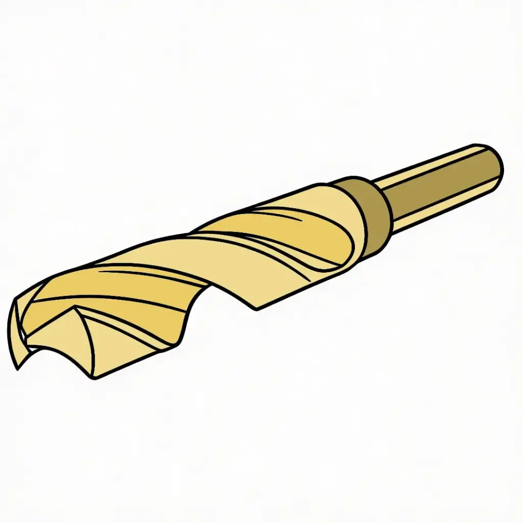 17/32" Drill Bit W/1/2" Shank HSS Cobalt