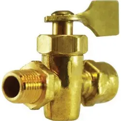 1/4" NPT Male to Female Marine Ground Plug Valve Brass 30psi