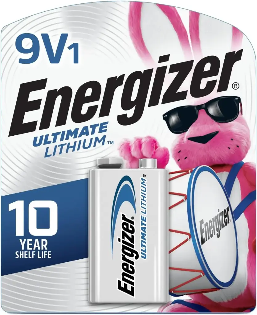 9V Lithium Battery (Energizer)
