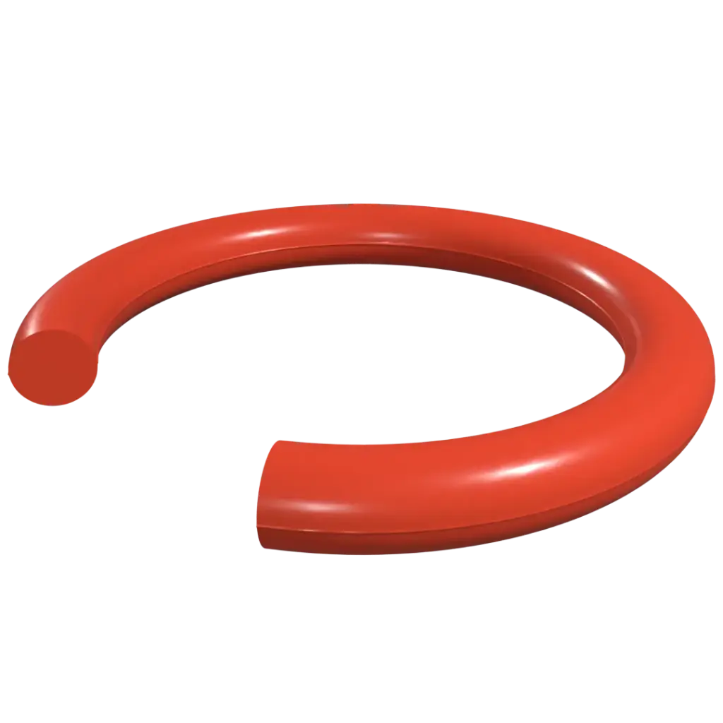 3/4" ID X 7/8" OD X 1/16" W x 70A Dur Silicone O-Ring (-018)