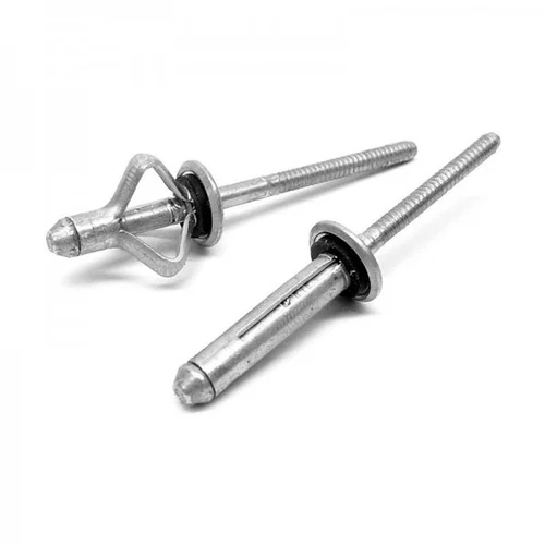 3/16" Dia. Aluminum Tri-Fold Rivet W/EPDM Washer [.050"-.187" Grip] (Goebel)