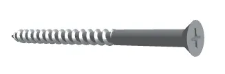 #10 X 2" Coarse Drywall Screw Flat Hd Plain