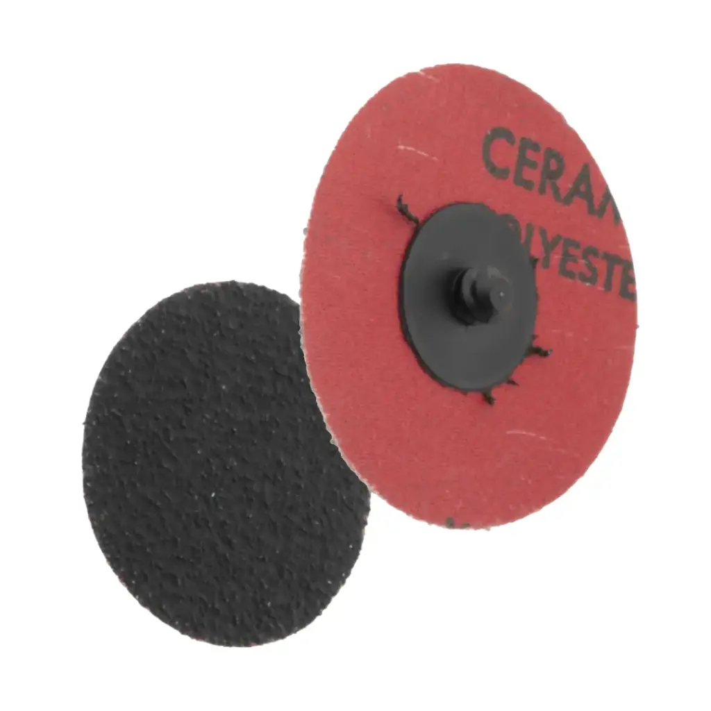 3" X 36 Grit Ceramic Alumina Type R Quick-Change Sanding Disc Coated Black/Polyester-Backed [20,000RPM] Series R983 (Norton)
