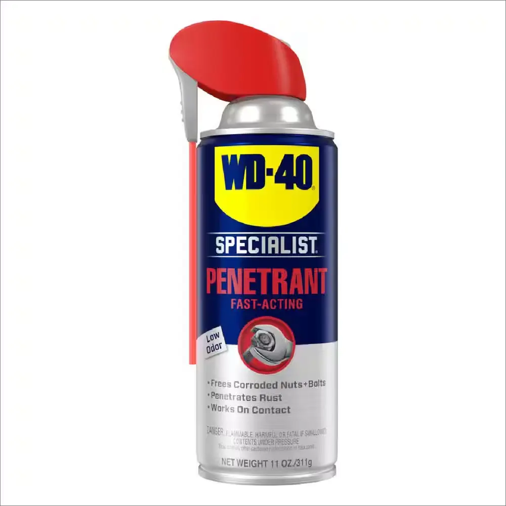 11oz Rust Release Penetrant Fast-Acting Spray W/Smart Straw (WD-40/SPECIALIST) 