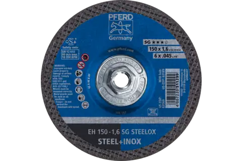 6" X .045 X 5/8"-11 T-27 STEELOX Cutoff Wheel (Pferd)