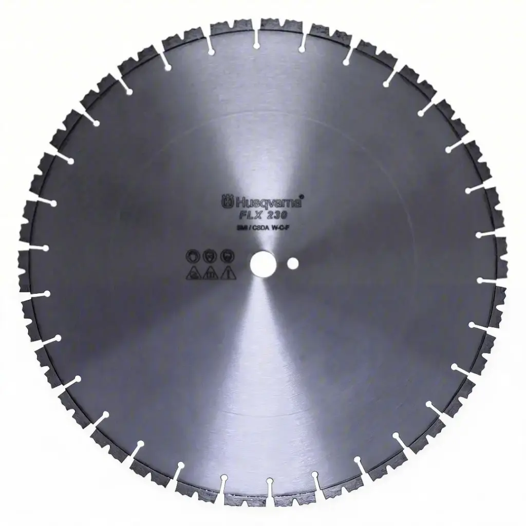 24" X 0.165" X 1" Walk-Behind Diamond Blade for Granite & Medium/Hard Cured Concrete [5 to 48 HP] (Husquvarna)