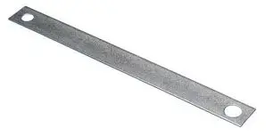 12" 35RS 2-Hole Beam Clamp Retaining Strap/Threaded Rod Hanger Galvanized Steel (Caddy)