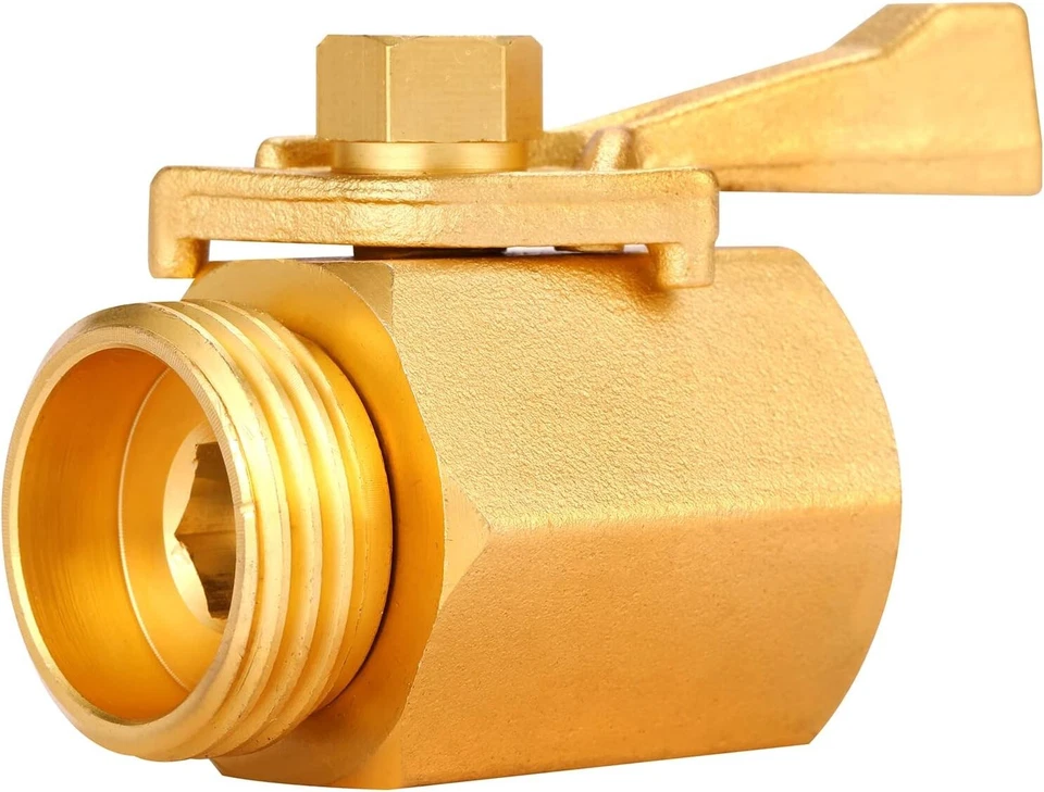Heavy Duty Garden Hose Shut-Off Valve Brass
