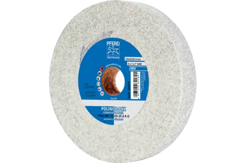 6" X 1" X 1" 8AM Medium-Hard Coarse Convolute Wheel Aluminum Oxide (Pferd)