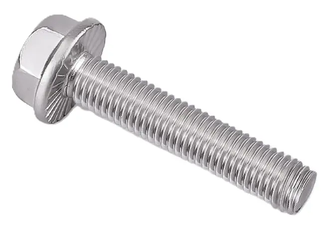 M10-1.50 X 25mm Hex HD Serrated Flanged Bolt Stainless Steel