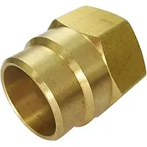 1/2" Air Brake Nut Brass [D.O.T]