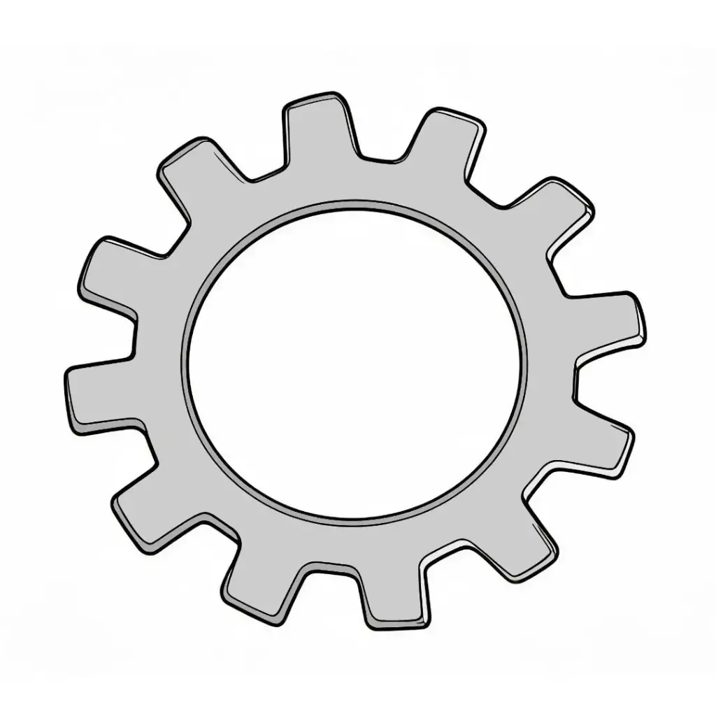 #10 External Tooth Lock Washer Stainless Steel