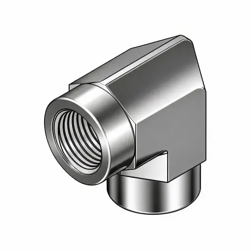 [25NPT90EZP] 1/4" NPT 90° Elbow Steel ZP