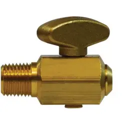 [25NPTDCTATBR] 1/4" NPT Truck Air Tank Drain Cock Brass