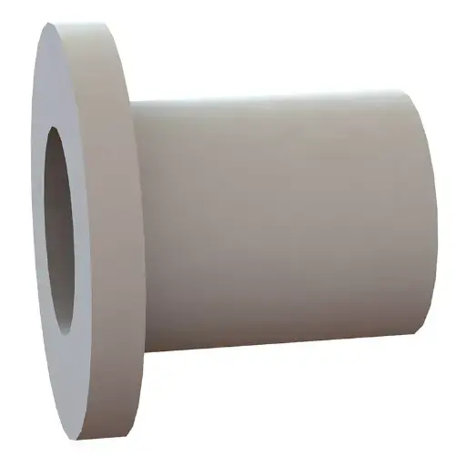 [25NWEISLNYW] 1/4" X 0.43" Electrical-Insulating Sleeve Washer Nylon White