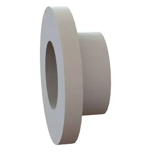 [25NWEISNYW] 1/4" X 0.18" Electrical-Insulating Sleeve Washer Nylon White