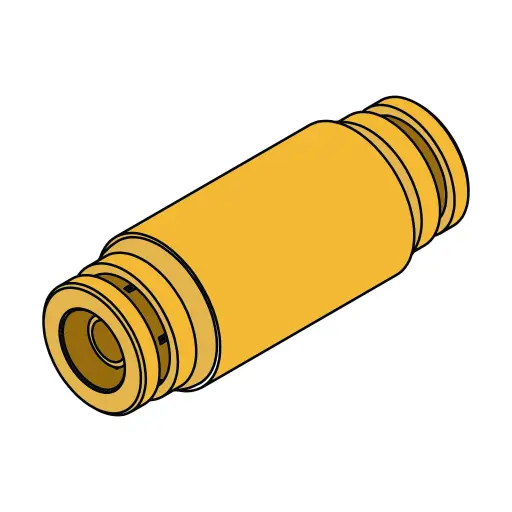 [262PC6X4] 3/8" X 1/4" PTC Reducing Union Brass (DOT)