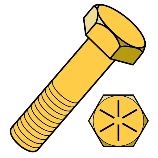 [31C450HCS8YZ] 5/16"-18 X 4-1/2" Hex Capscrew GR.8 YZ