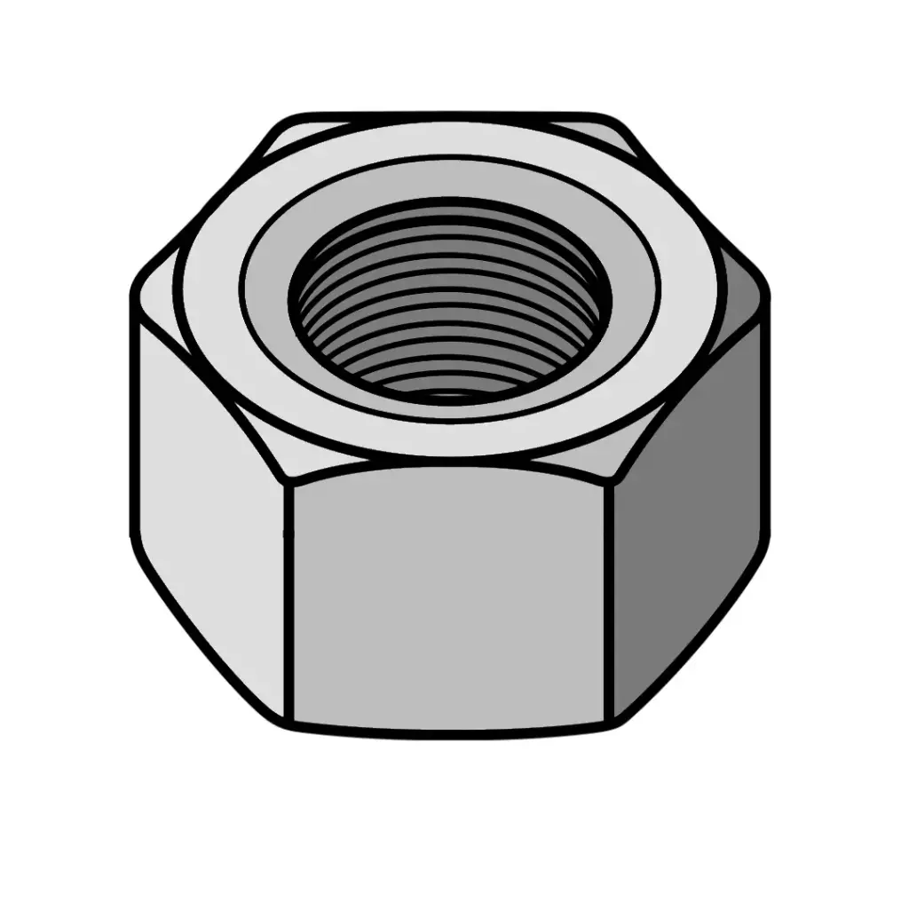 5/16"-24 NF Hex Nut ZP