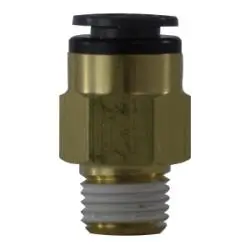 [368PC8X8] 1/2" X 1/2" Composite PTC to Brass Male NPT Connector (DOT)