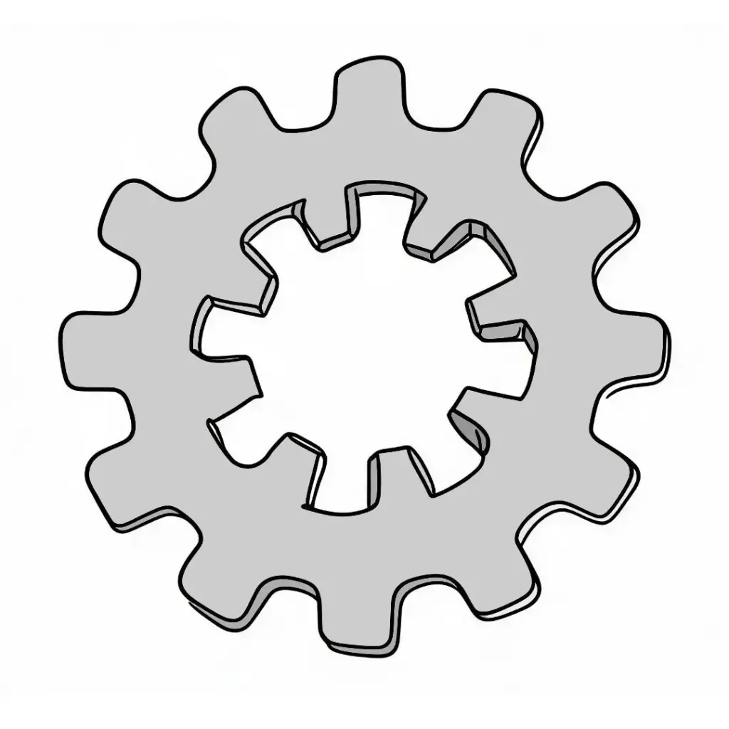 3/8" Internal/External Tooth Lock Washer ZP
