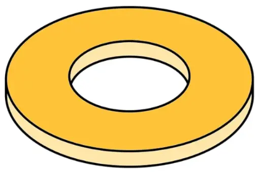 [37NWSA8YZ] 3/8" Flat Washer SAE GR.8 YZ