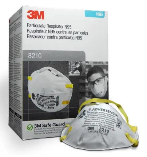 [3M-8210] 20Pk N95 Respirator Masks [Non-Valved] (3M)