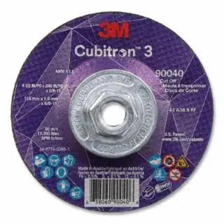 [3M-90040] 4-1/2" X .045" X 5/8-11" Cut-Off Disc (3M/Cubitron III)