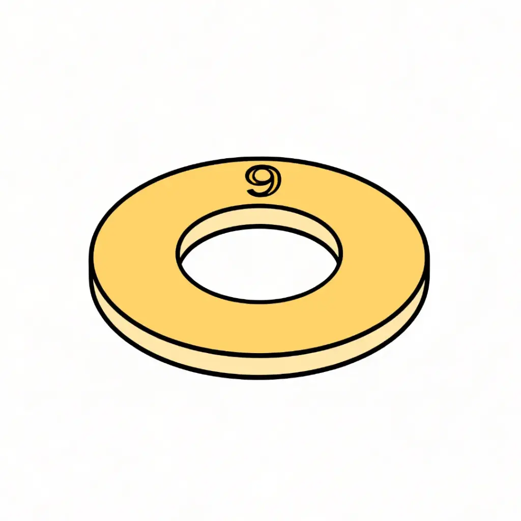 1/2" Flat Washer SAE GR.9 YZ