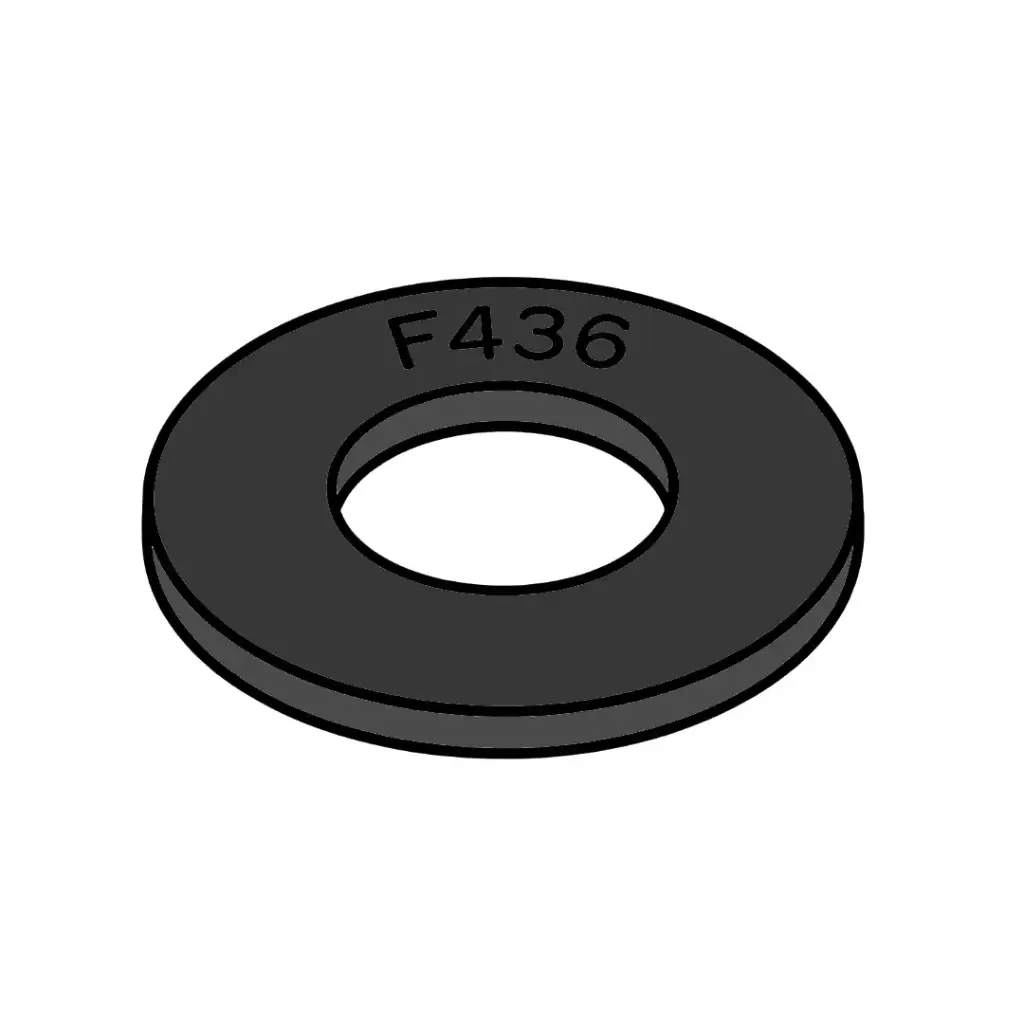 3/4" F436 Hardened Structural Flat Washer Plain
