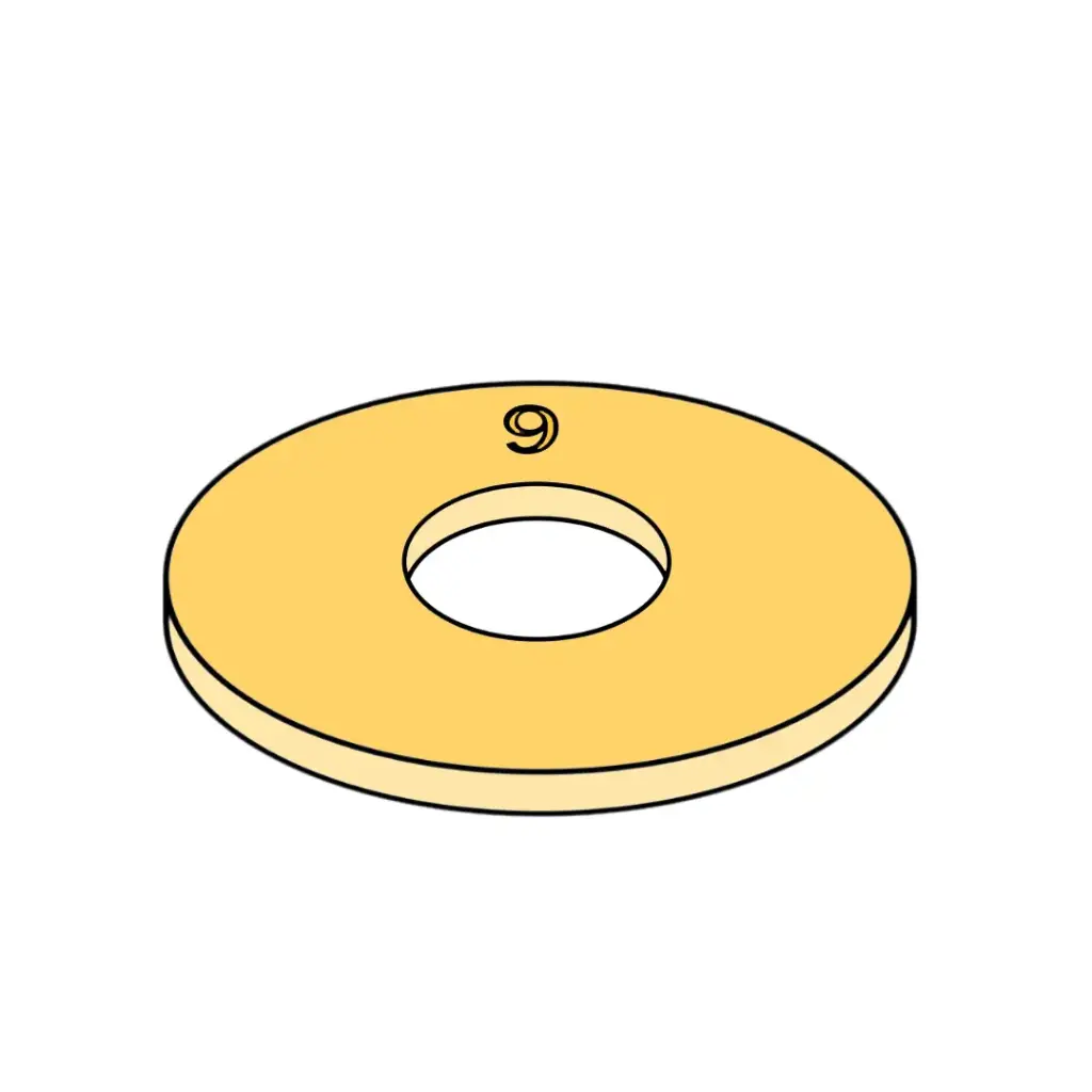 3/4" Flat Washer USS GR.9 YZ